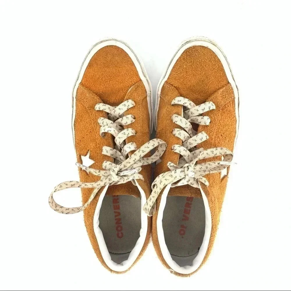 Converse one star orange suede sneakers - Picture 2 of 8